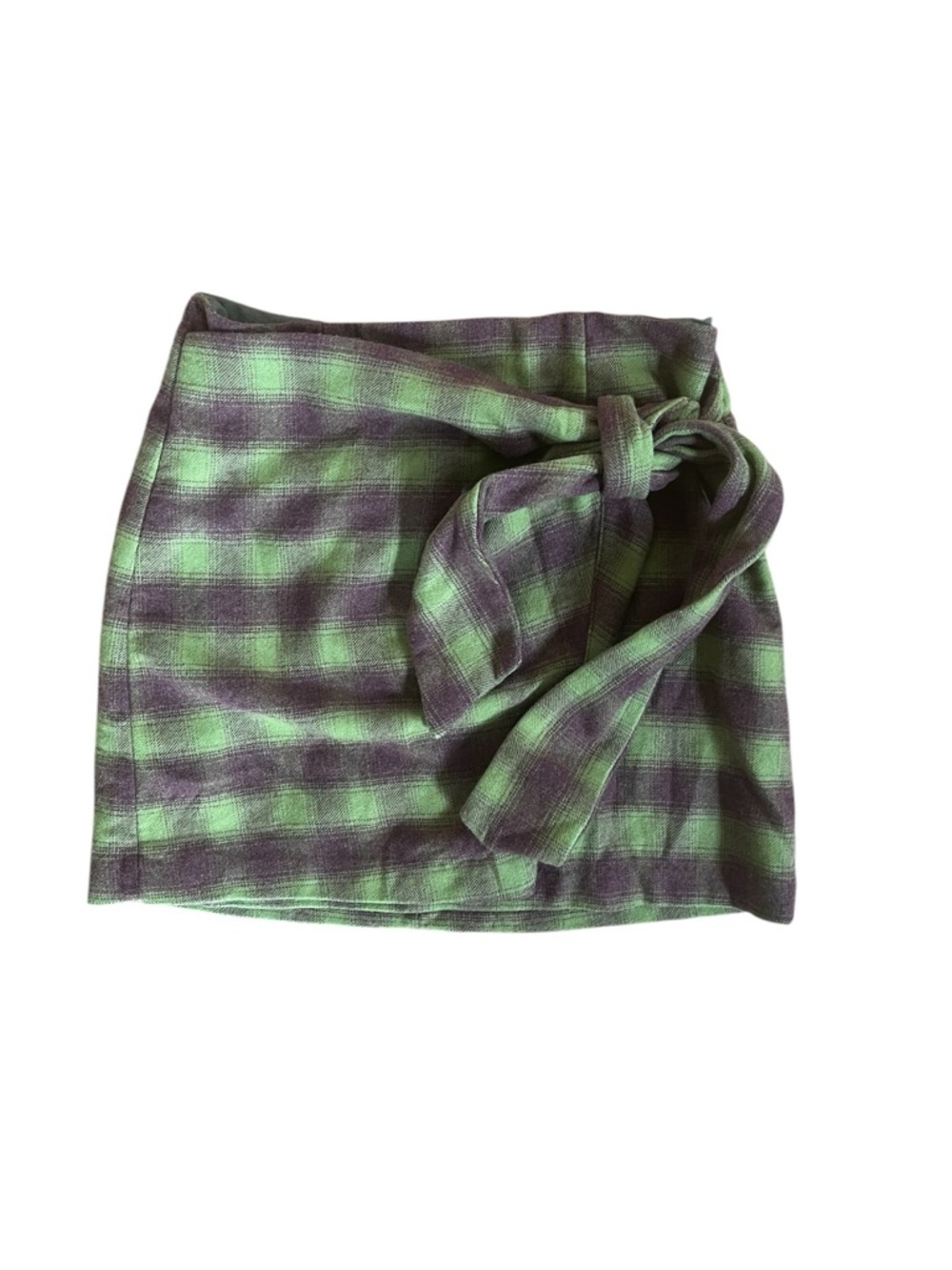 Wilfred Plaid Academia Clueless Wool Blend Schoolgirl Tie Y2K Granola Mini Skirt